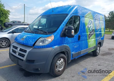 2014 Ram Promaster 2500 High Roof из США, поврежденный, VIN 3C6TRVCG7EE105889